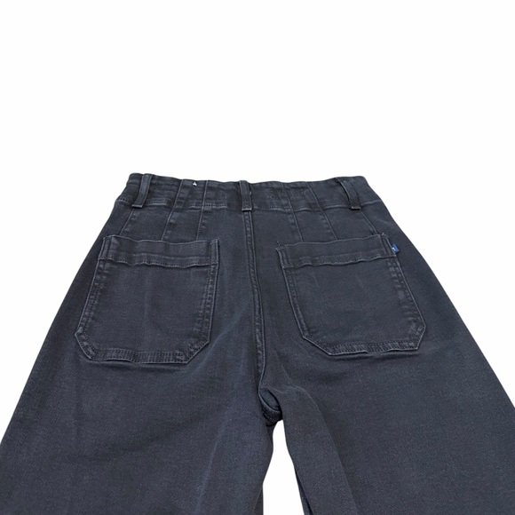 Pilcro Anthropologie The Skipper Wide-Leg Pants | Black | Size 26 - Picture 6 of 8